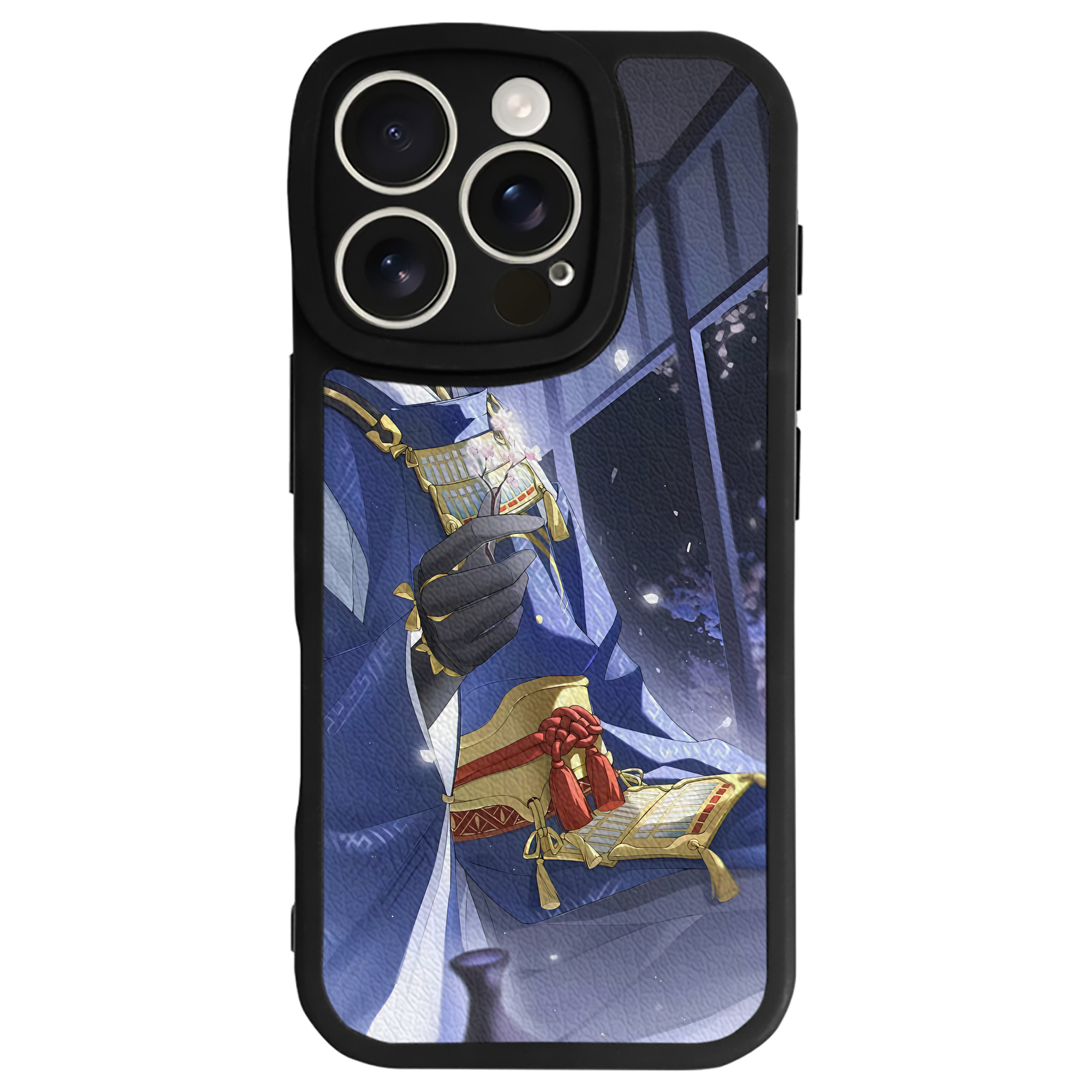 （画像用） 刀剣乱舞 Touken Ranbu 【iPhone 16シリーズ対応】シリコンスマホケース（レザー調） 材質：シリコン